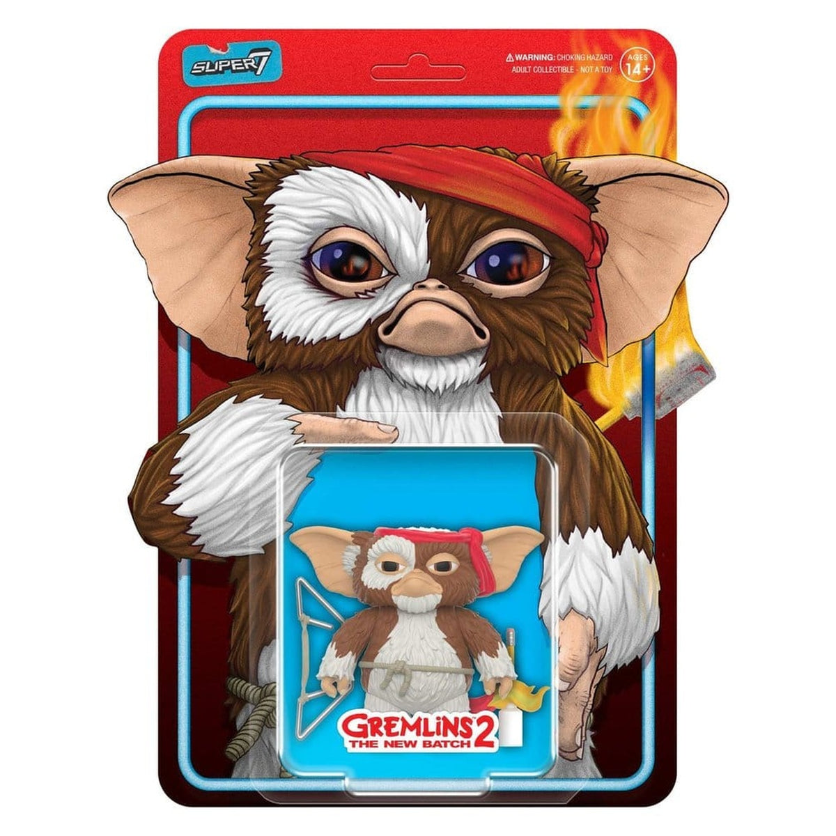 Productafbeelding Gremlins ReAction actiefiguur Gizmo (Battle Ready Character Card) 23 cm