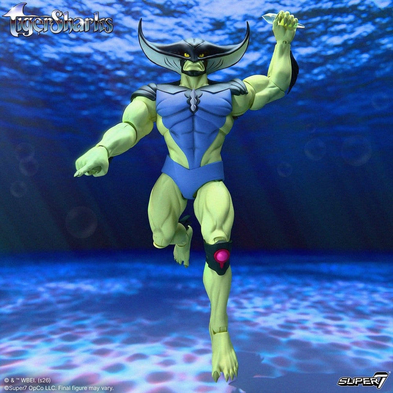 Productafbeelding TigerSharks Ultimates Wave 01 actiefiguur T-Ray 18 cm