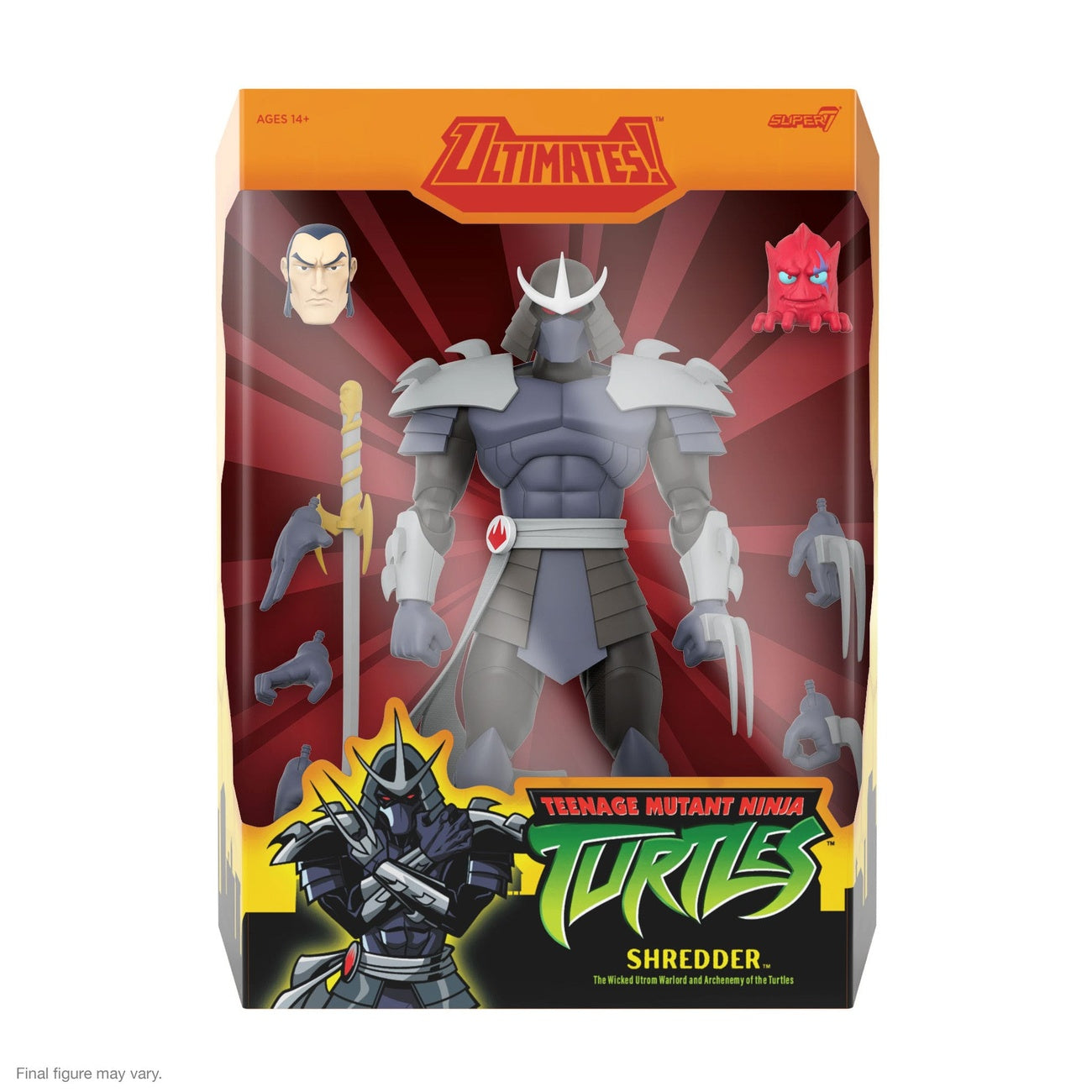Productafbeelding Teenage Mutant Ninja Turtles Ultimates actiefiguur Wave 13 Shredder 18 cm