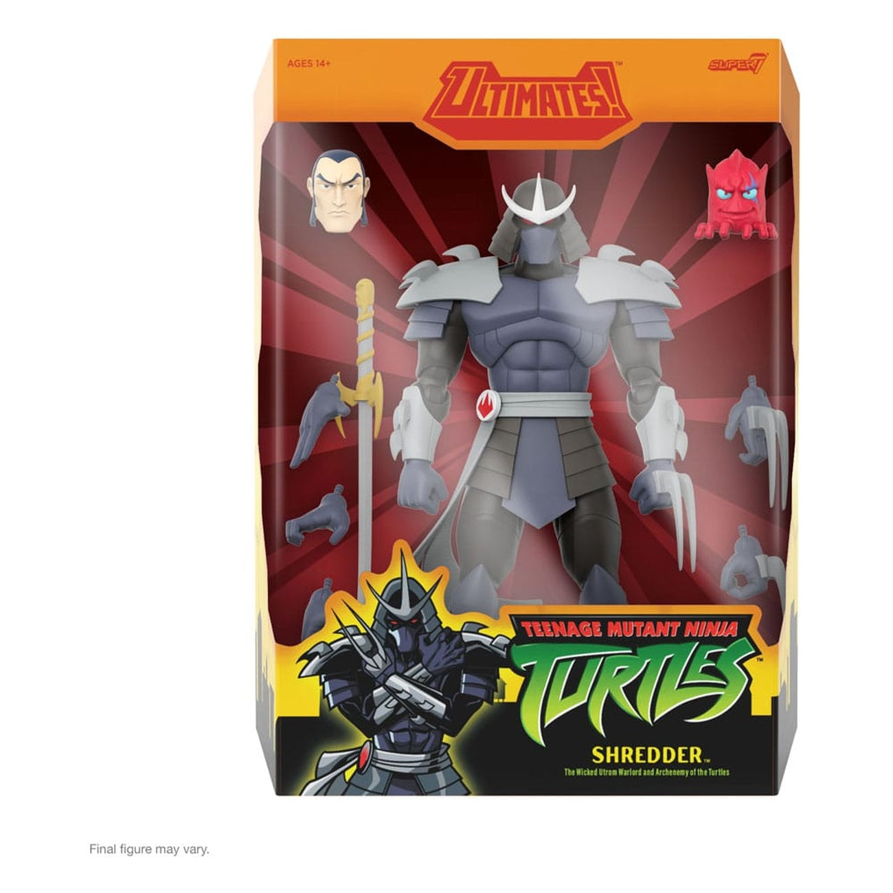 Productafbeelding Teenage Mutant Ninja Turtles Ultimates actiefiguur Wave 13 Shredder 18 cm