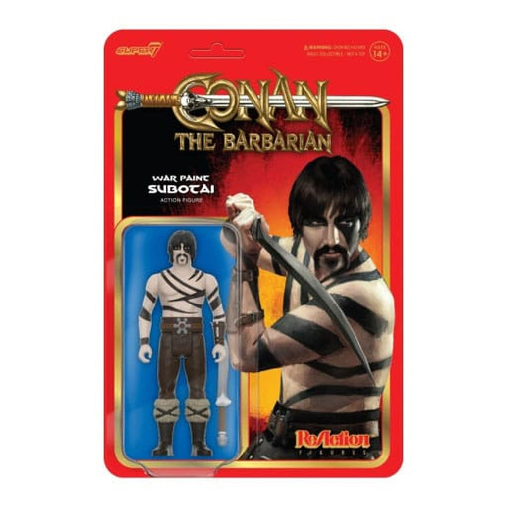 Productafbeelding Conan de Barbaar ReAction Actiefiguur Wave 02 Subotai (War Paint) 10 cm