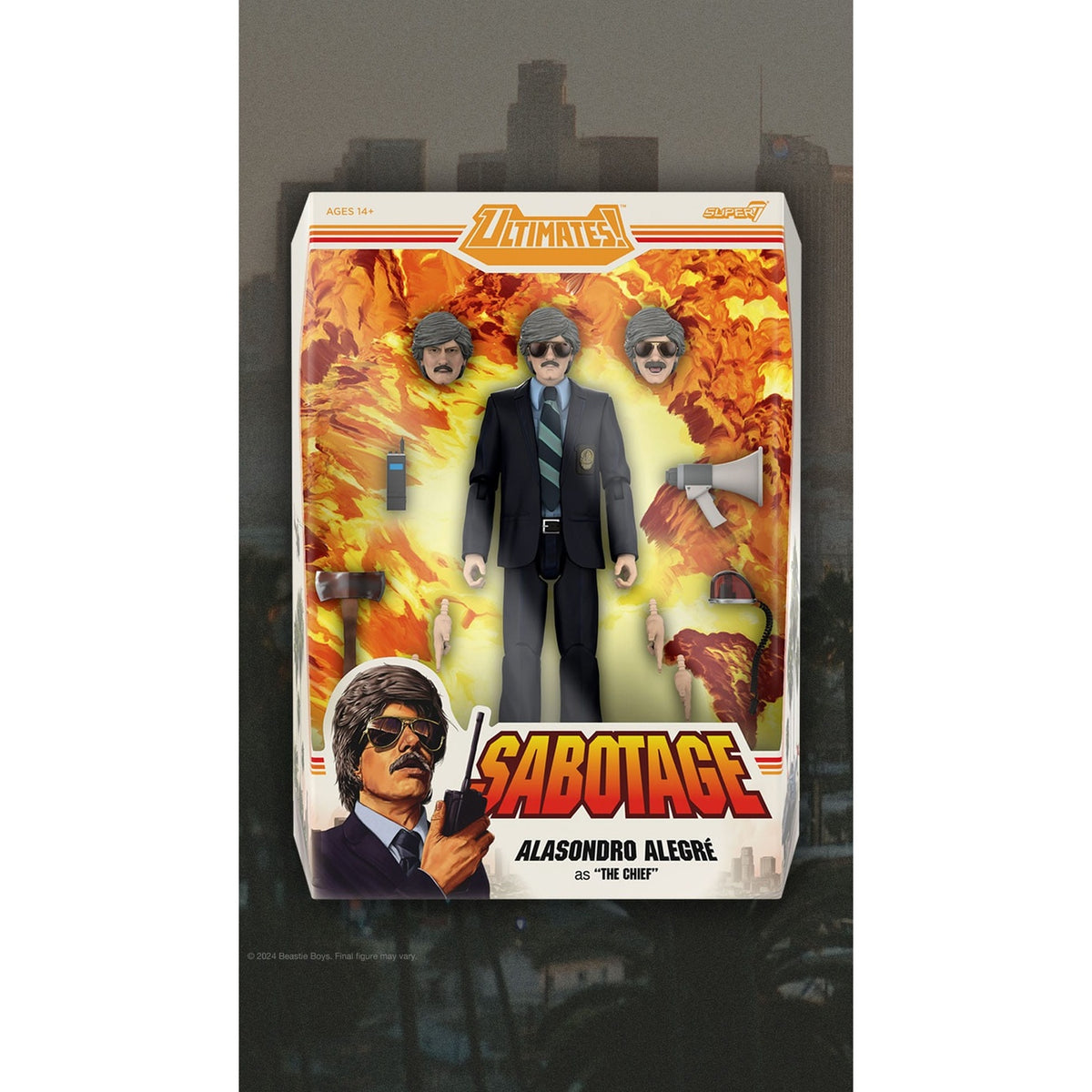 Productafbeelding Beastie Boys Ultimates actiefiguur Wave 1 Alasondro Alegre als "The Chief" 18 cm