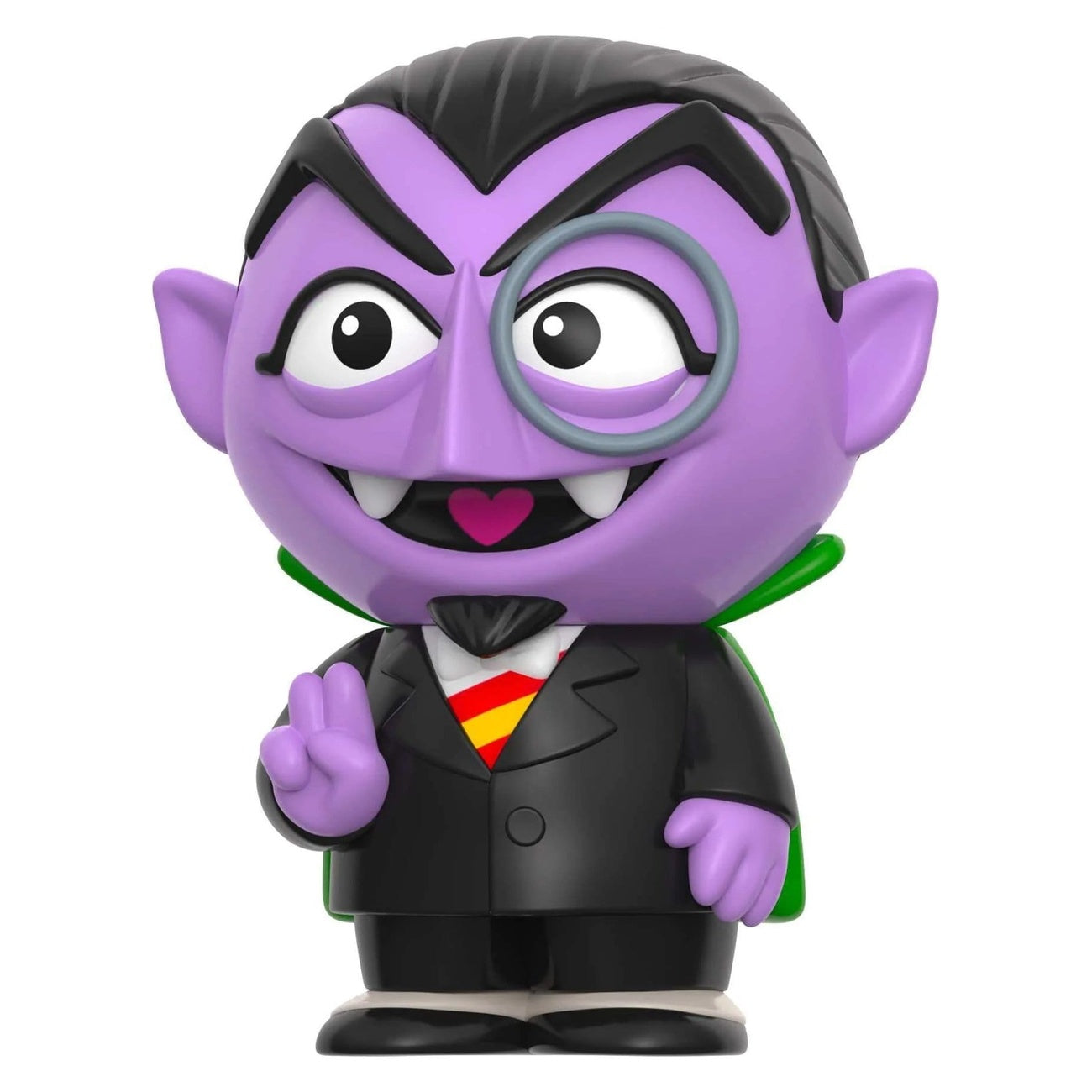 Productafbeelding Sesamstraat Fun! Fun! Zachte vinylfiguur Wave 01 - Count von Count 18 cm