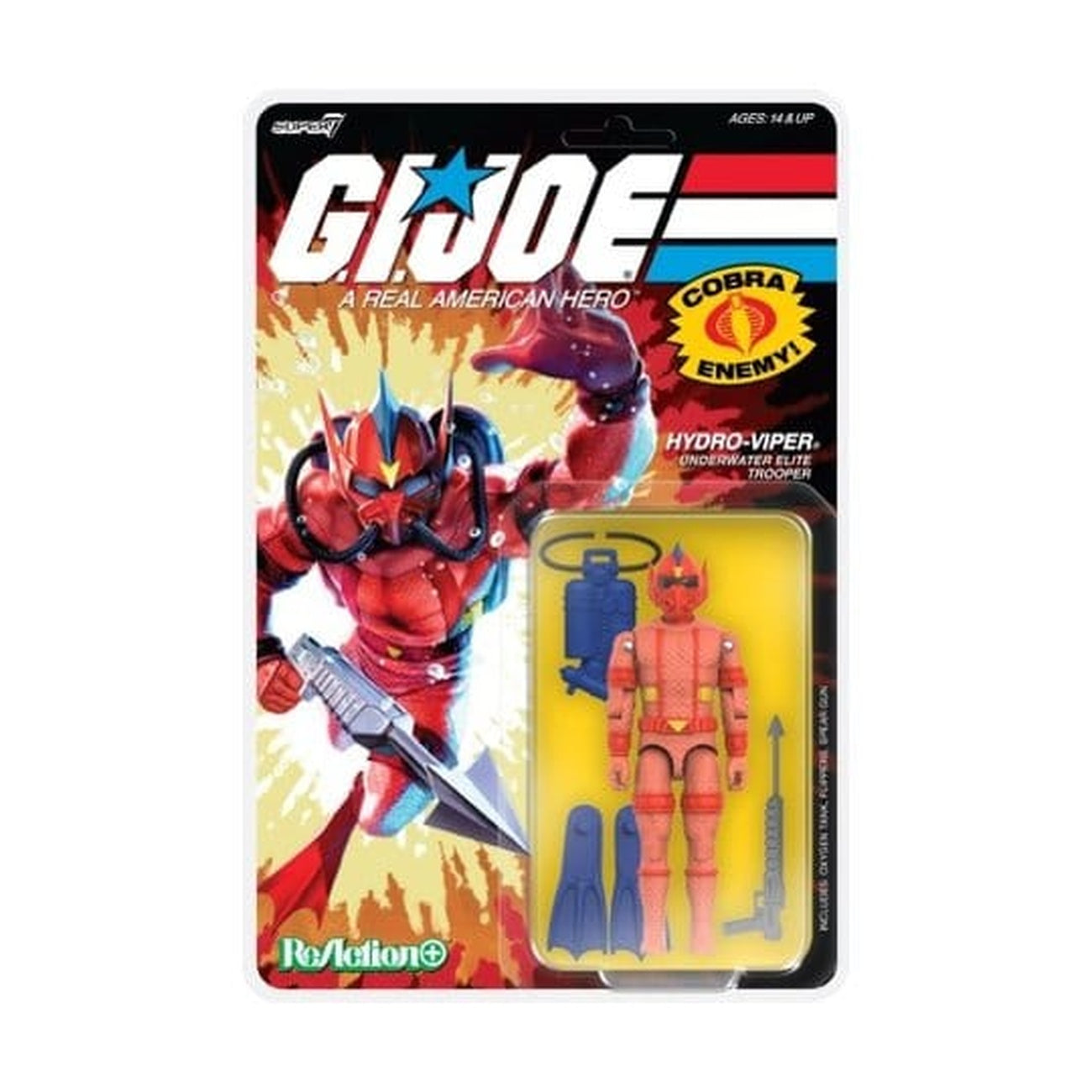 Productafbeelding GI Joe ReAction+ Actiefiguur Wave 07 Hydro Viper (Comic) 10 cm