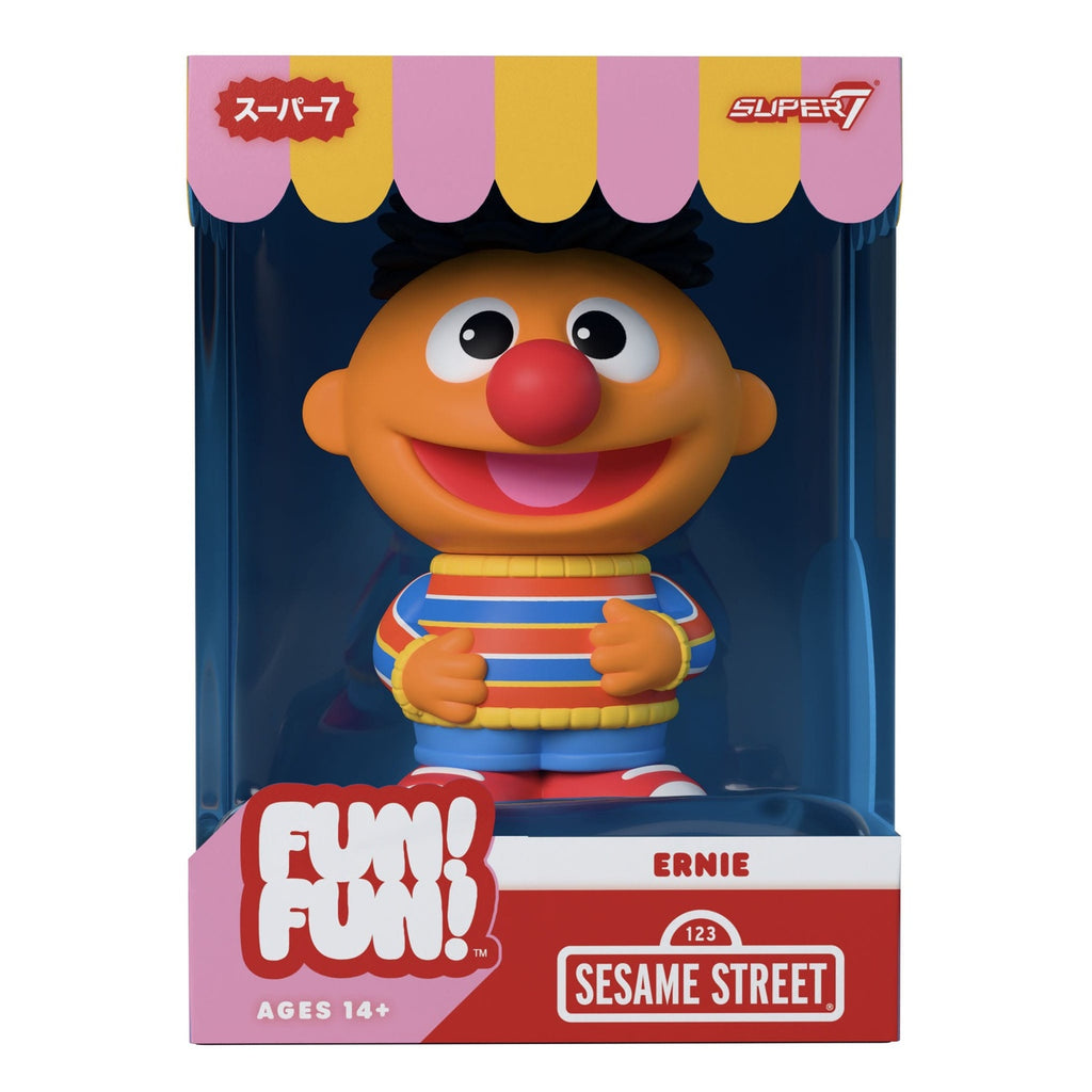 Productafbeelding Sesame Street FUN! FUN! Soft vinyl figuur Wave 02 Ernie 13 cm