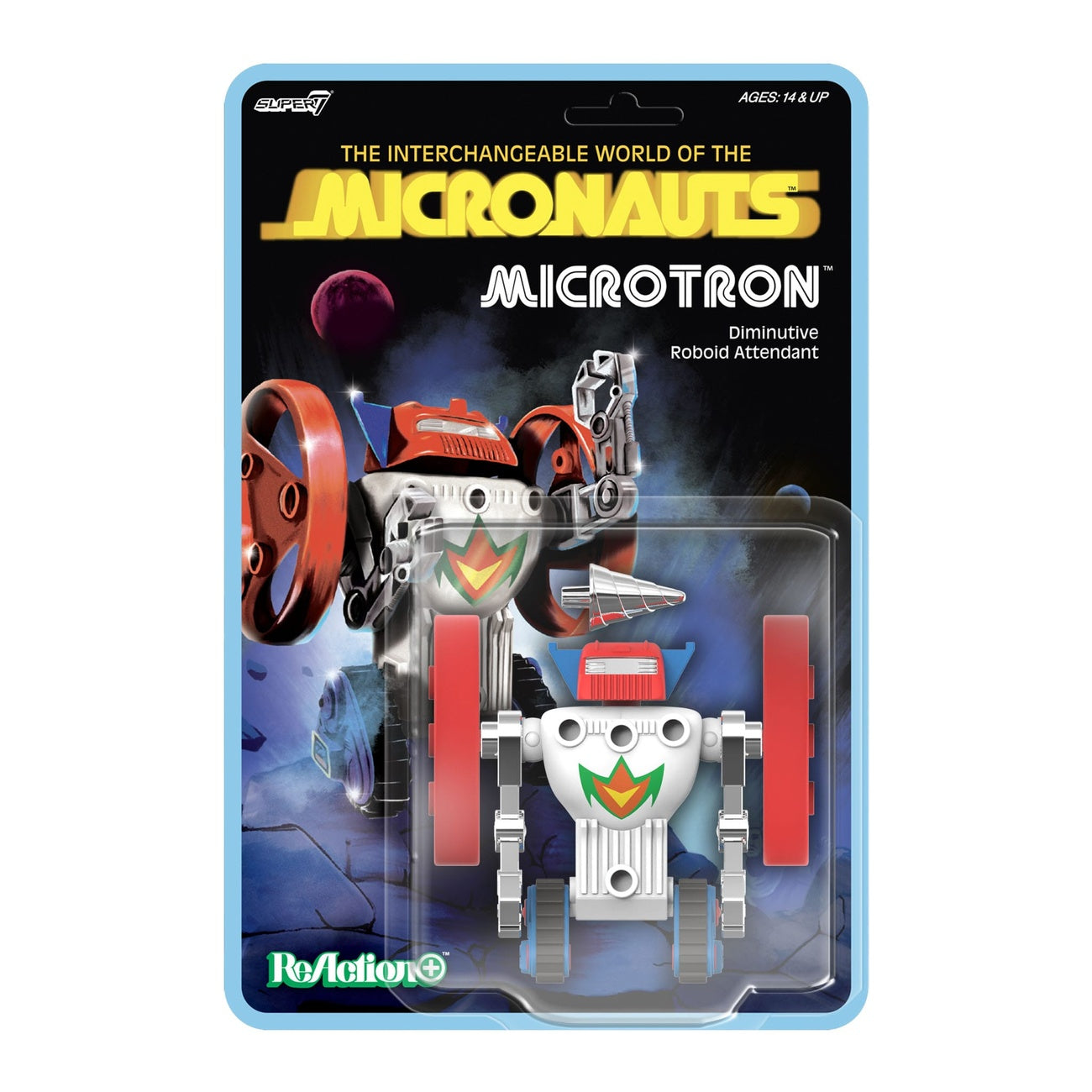 Productafbeelding Micronauts ReAction+ actiefiguur Wave 02 Microtron 9 cm