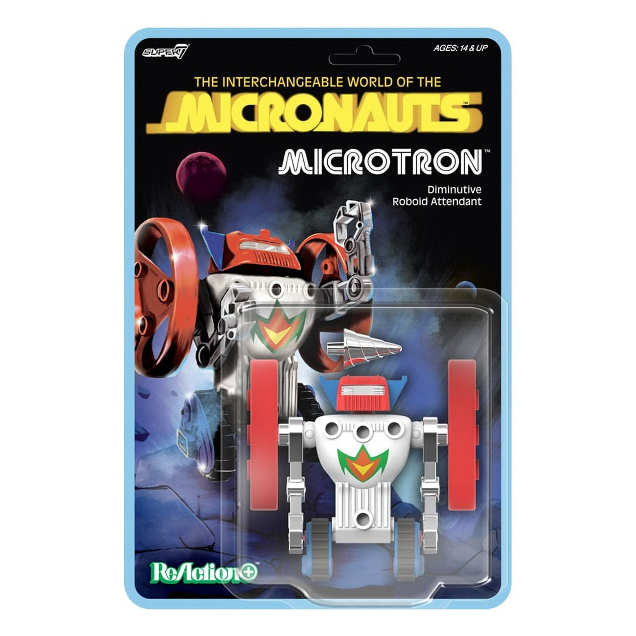 Productafbeelding Micronauts ReAction+ actiefiguur Wave 02 Microtron 9 cm