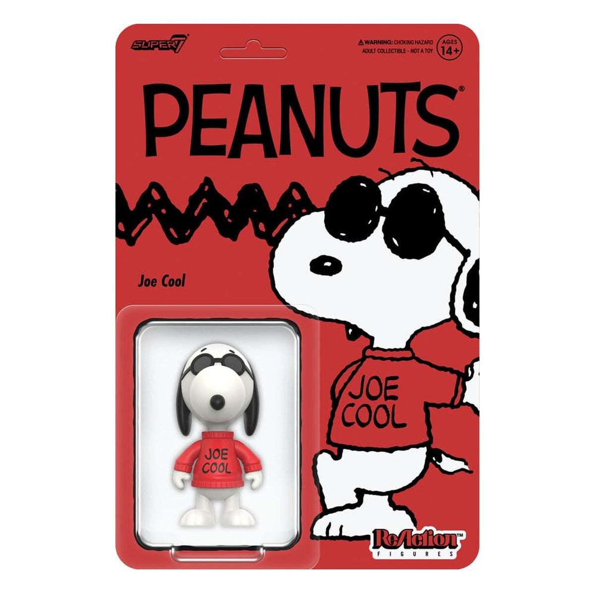 Productafbeelding Peanuts ReAction actiefiguur Wave 8 Joe Cool 9 cm