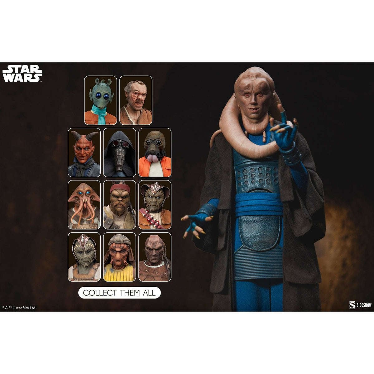 Productafbeelding De Terugkeer van de Jedi Actiefiguur 1/6 Bib Fortuna 32 cm