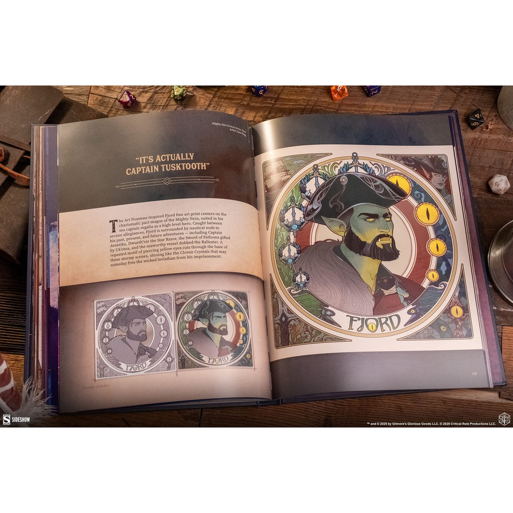 Productafbeelding Sideshow Collectibles-boek A Decade of Destiny: The Critical Role Collection van Sideshow *Engelse versie*
