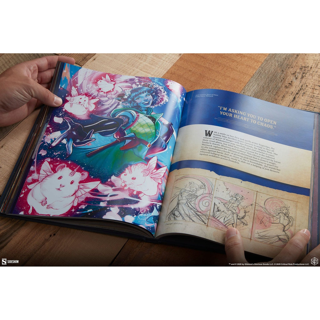 Productafbeelding Sideshow Collectibles-boek A Decade of Destiny: The Critical Role Collection van Sideshow *Engelse versie*