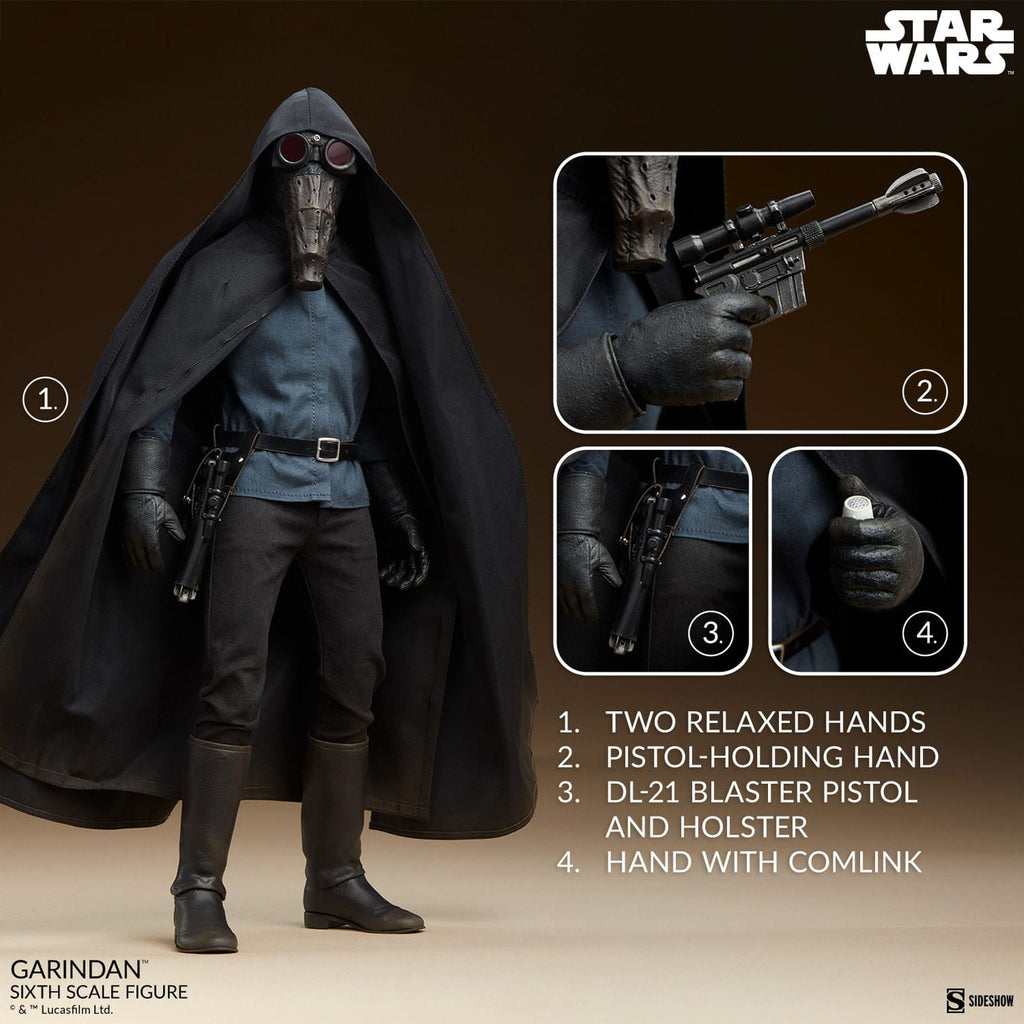 Productafbeelding Star Wars Episode IV Scum & Villainy Actiefiguur 1/6 Garindan 30 cm