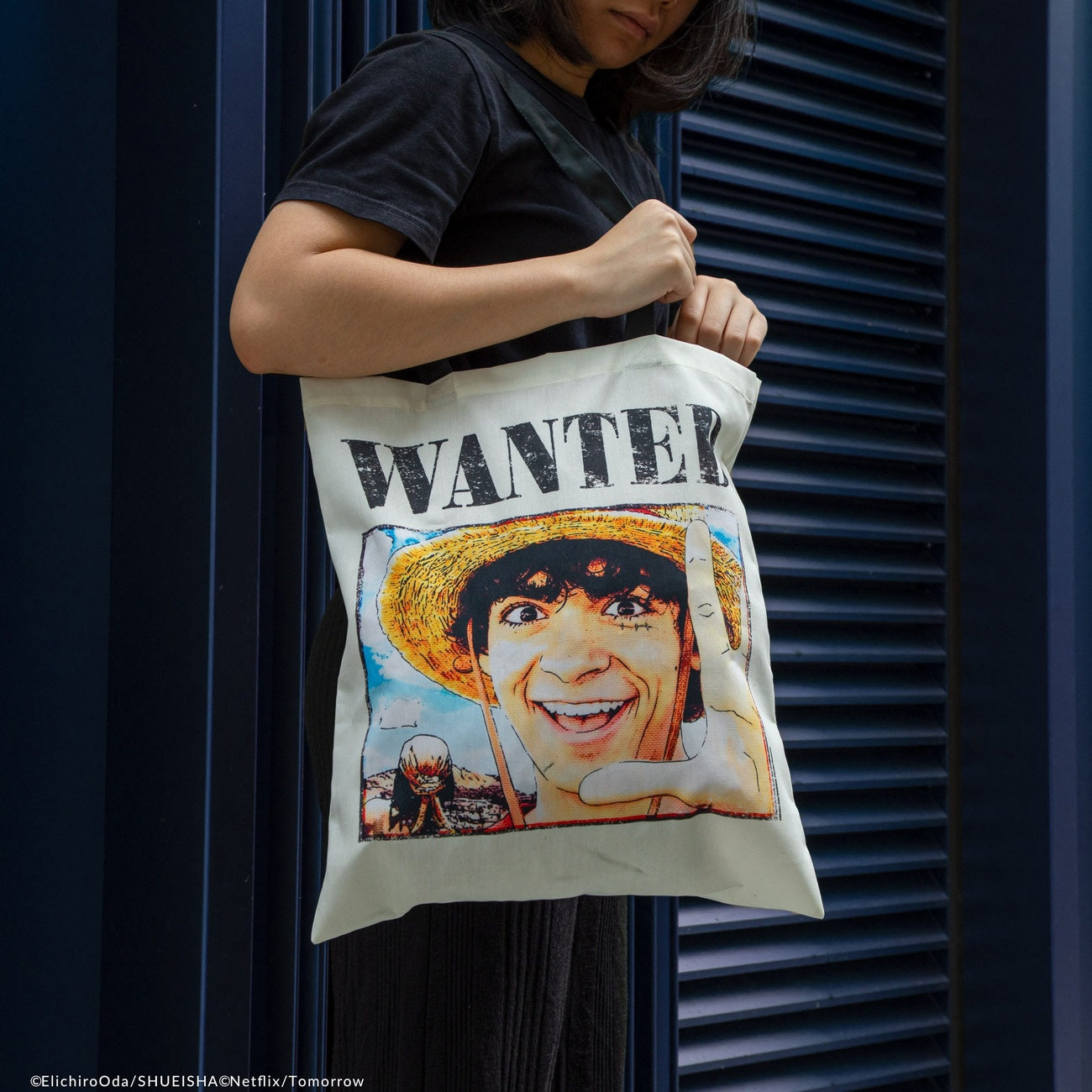 Productafbeelding One Piece Draagtas Wanted Luffy