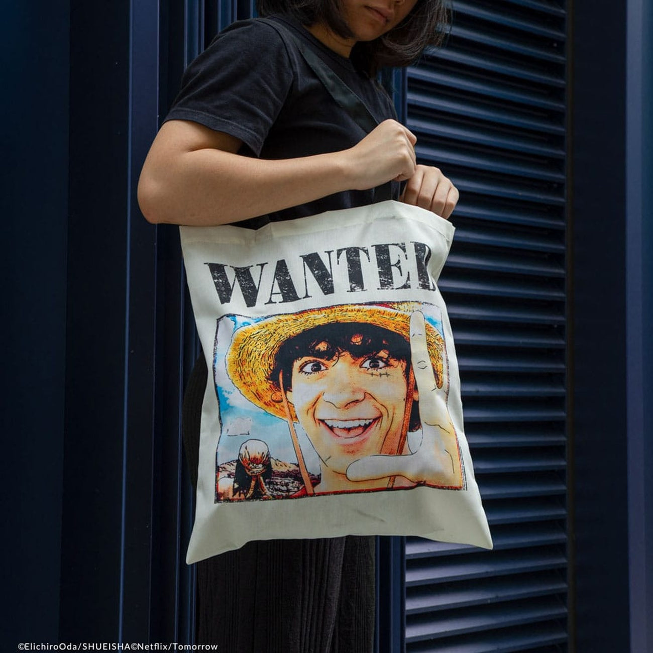 Productafbeelding One Piece Draagtas Wanted Luffy