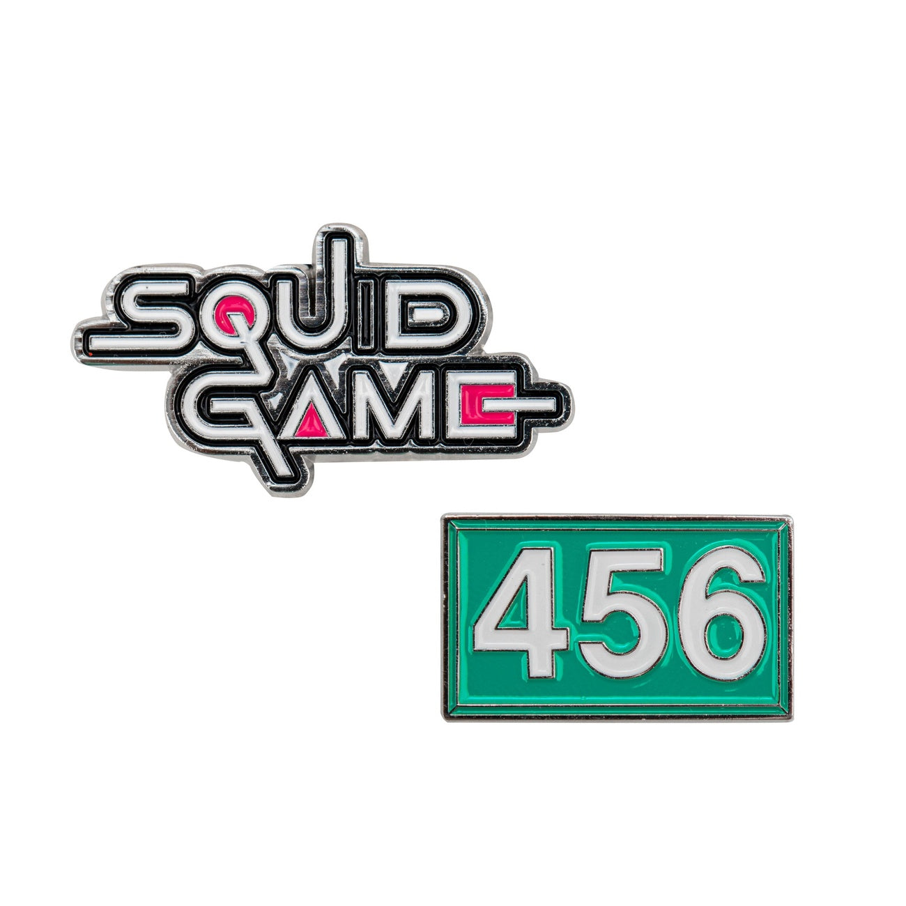 Productafbeelding Squid Game Pins 2-pack Squid Game & Speler 456