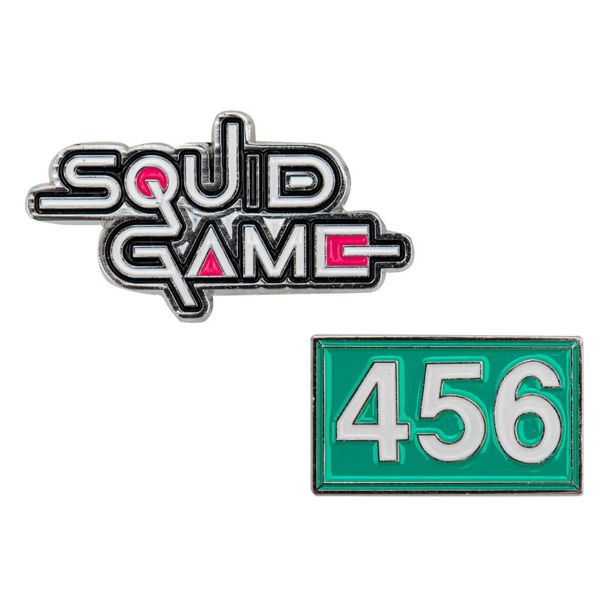 Productafbeelding Squid Game Pins 2-pack Squid Game & Speler 456