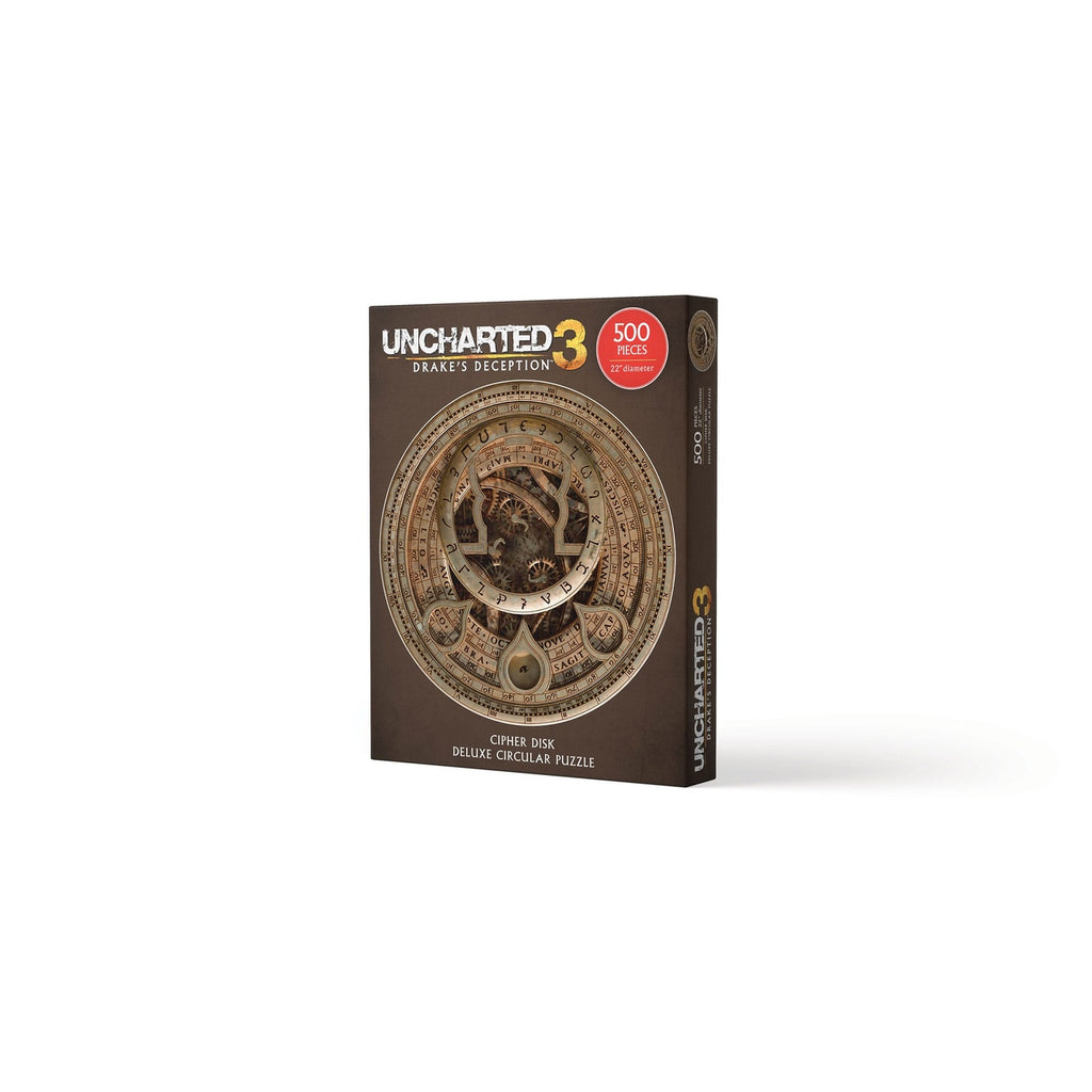 Productafbeelding Uncharted Puzzel Cijfer Schijf Circulair Deluxe (500 Stukjes)