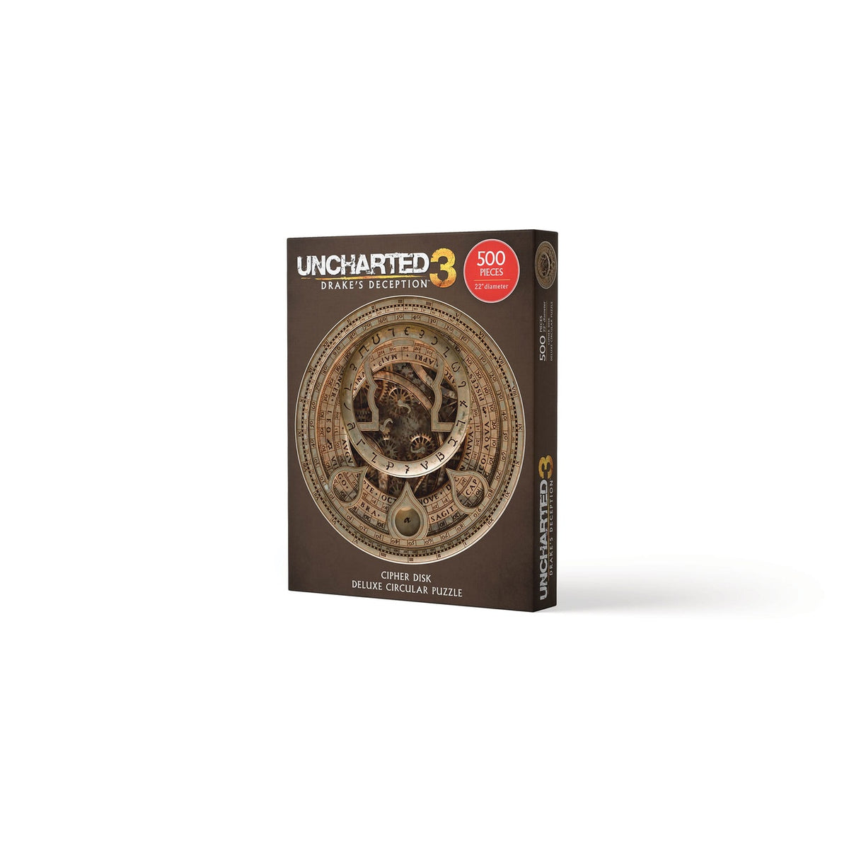Productafbeelding Uncharted Puzzel Cijfer Schijf Circulair Deluxe (500 Stukjes)