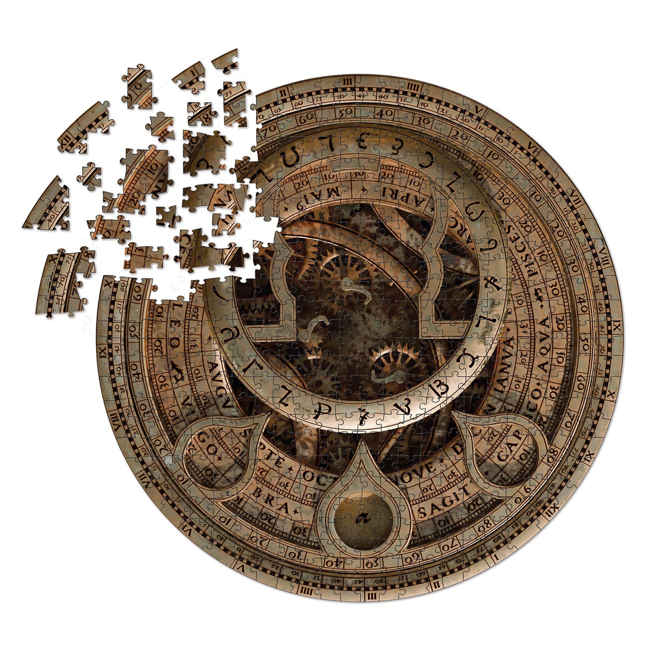 Productafbeelding Uncharted Puzzel Cijfer Schijf Circulair Deluxe (500 Stukjes)