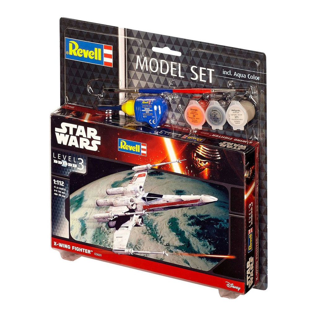 Productafbeelding Star Wars Modelbouwset 1/112 Model Set X-Wing Fighter 11 cm