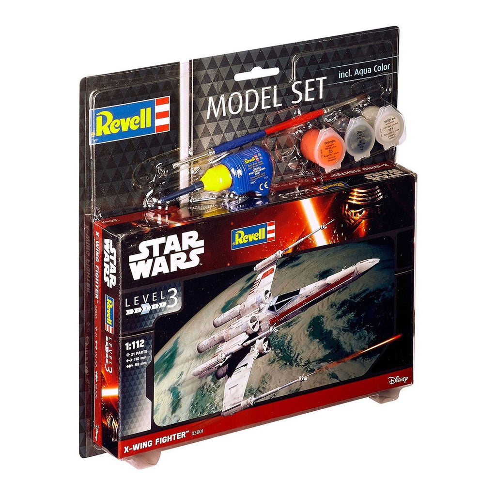 Productafbeelding Star Wars Modelbouwset 1/112 Model Set X-Wing Fighter 11 cm