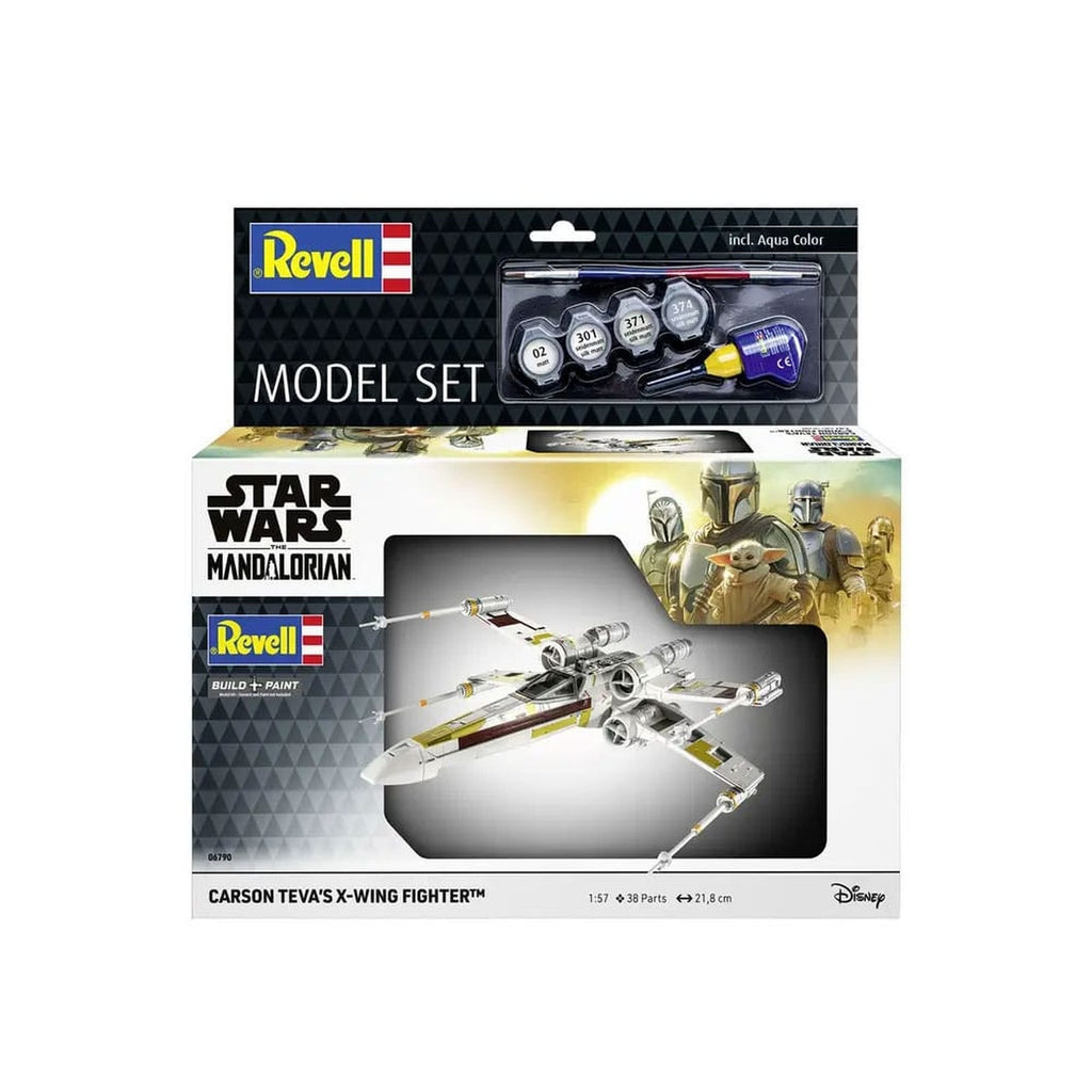 Productafbeelding Star Wars modelbouwset met basisaccessoires 1/57 Carson Teva's X-Wing Fighter 22 cm