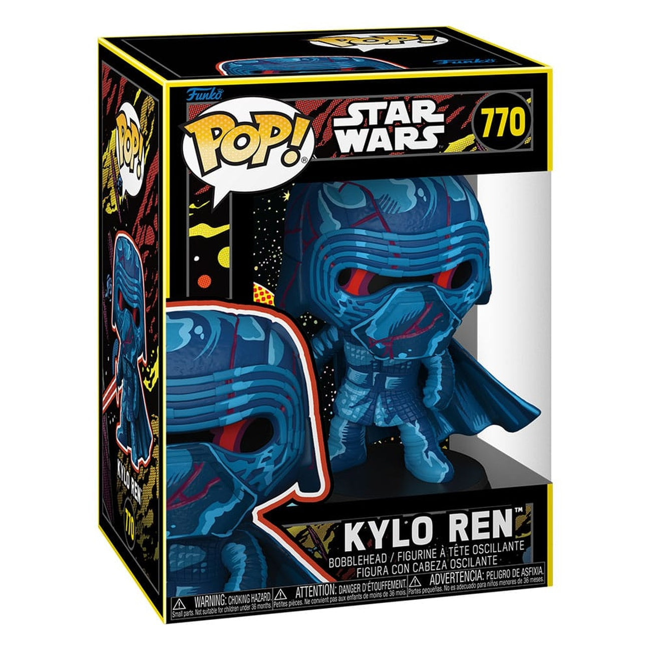 Productafbeelding Star Wars POP! Movie Vinyl Figuur Kylo Ren (Retro) 9 cm