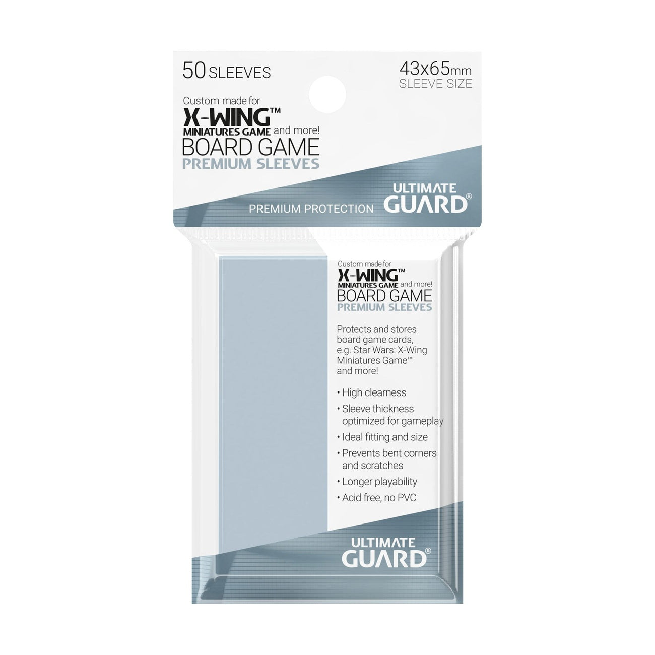 Productafbeelding Ultimate Guard bordspelkaarthoesjes (50) – X-Wing Miniatures Game