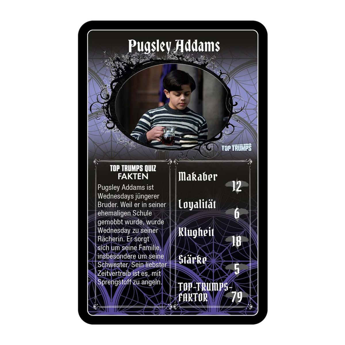Productafbeelding Wednesday Kaartspel Top Trumps *Duitse versie*
