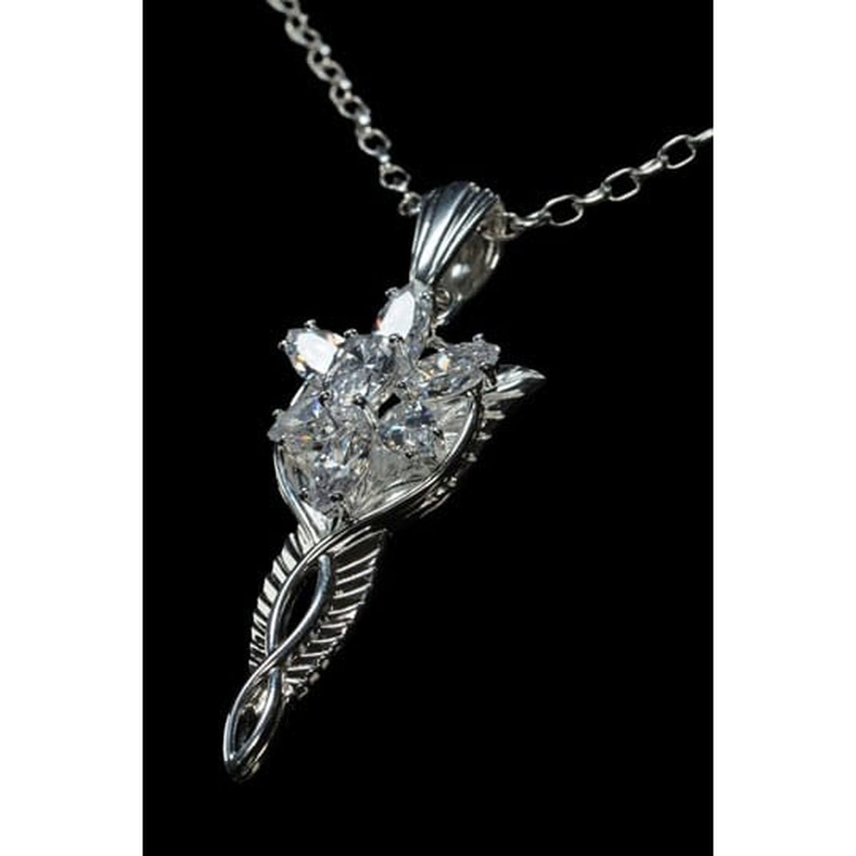Productafbeelding In de Ban van de Ring Arwens Avondster Hanger met Ketting Replica Sterling Zilver