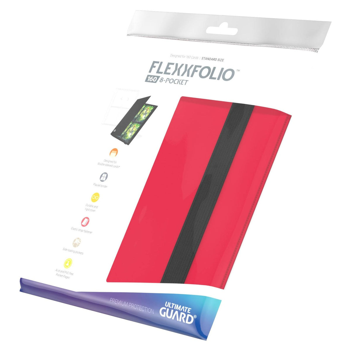 Productafbeelding Ultimate Guard Flexxfolio 160 8-Pocket - Rood