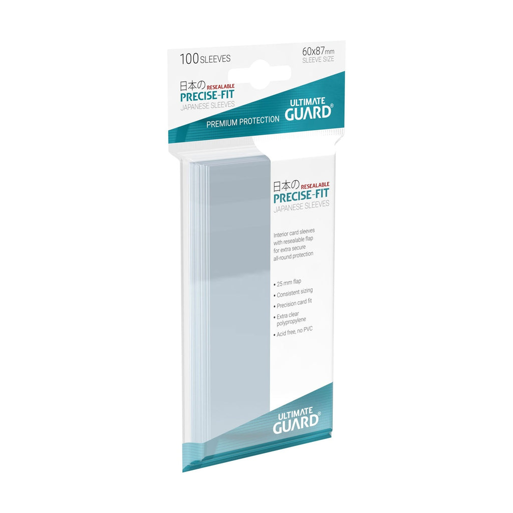 Productafbeelding Ultimate Guard Precise-Fit Sleeves Japans Formaat (100) - Hersluitbaar