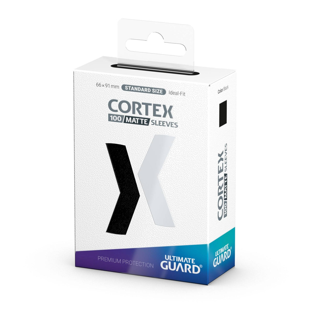Productafbeelding Ultimate Guard Cortex Sleeves Mat Standaardformaat (100) - Zwart