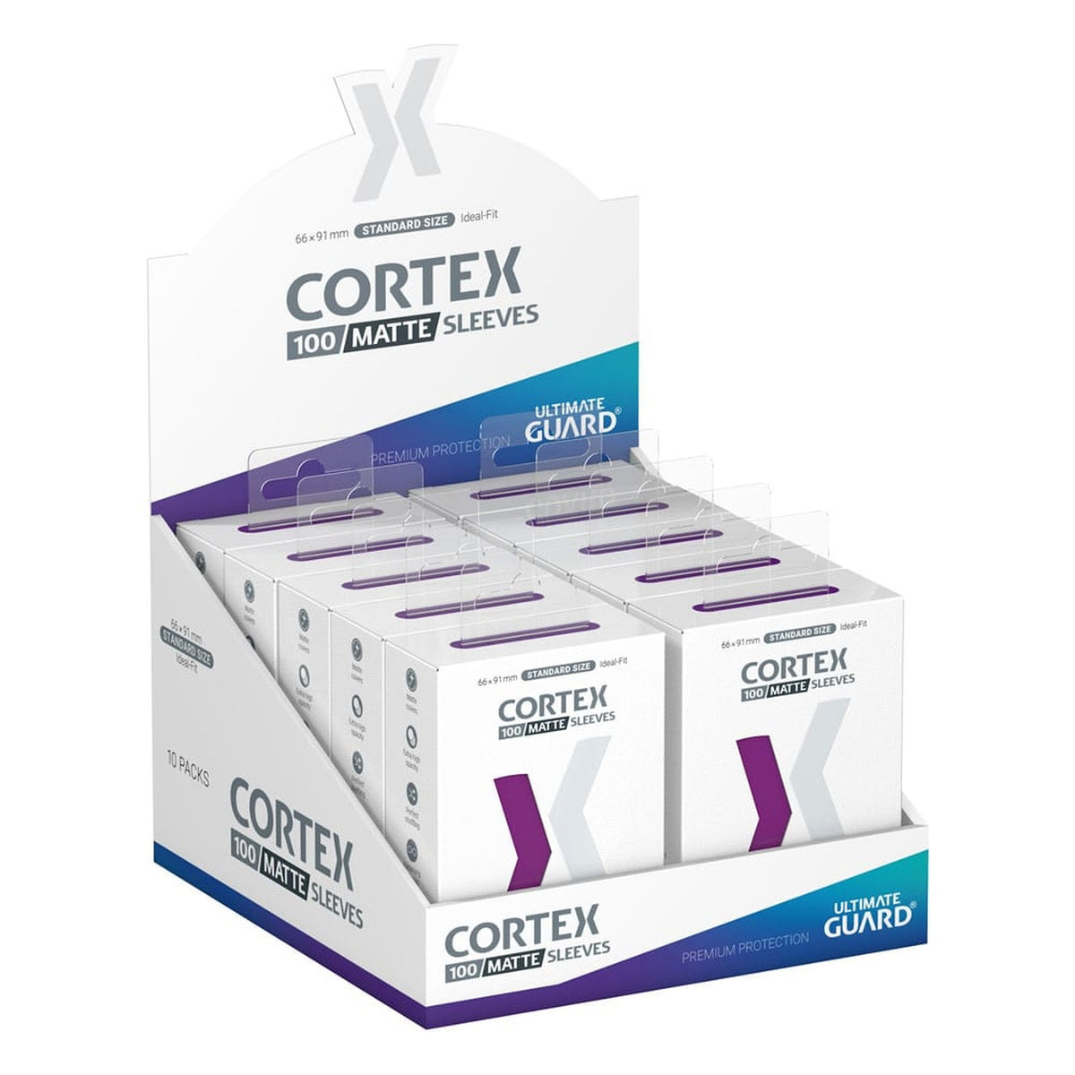 Productafbeelding Ultimate Guard Cortex Sleeves Mat Standaard Formaat (100) - Paars