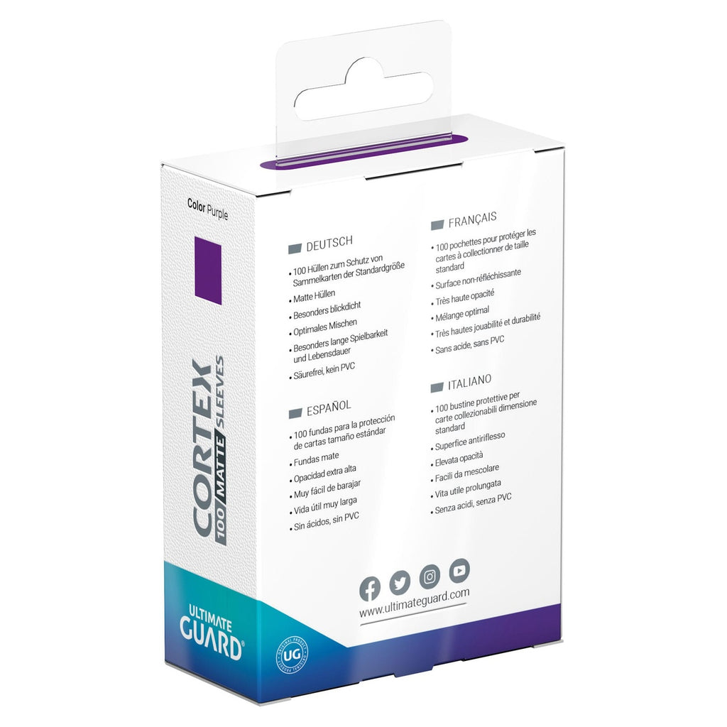 Productafbeelding Ultimate Guard Cortex Sleeves Mat Standaard Formaat (100) - Paars