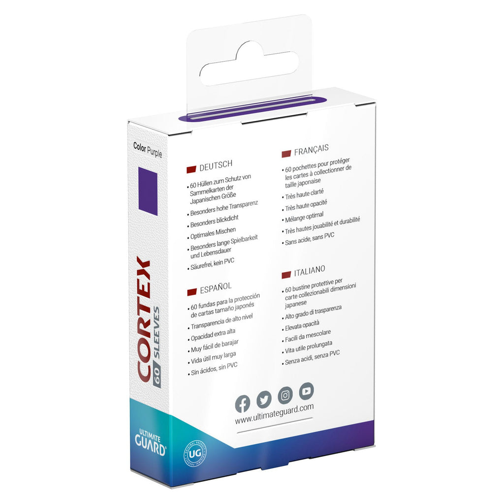 Productafbeelding Ultimate Guard Cortex Sleeves Japans formaat (60) - Paars