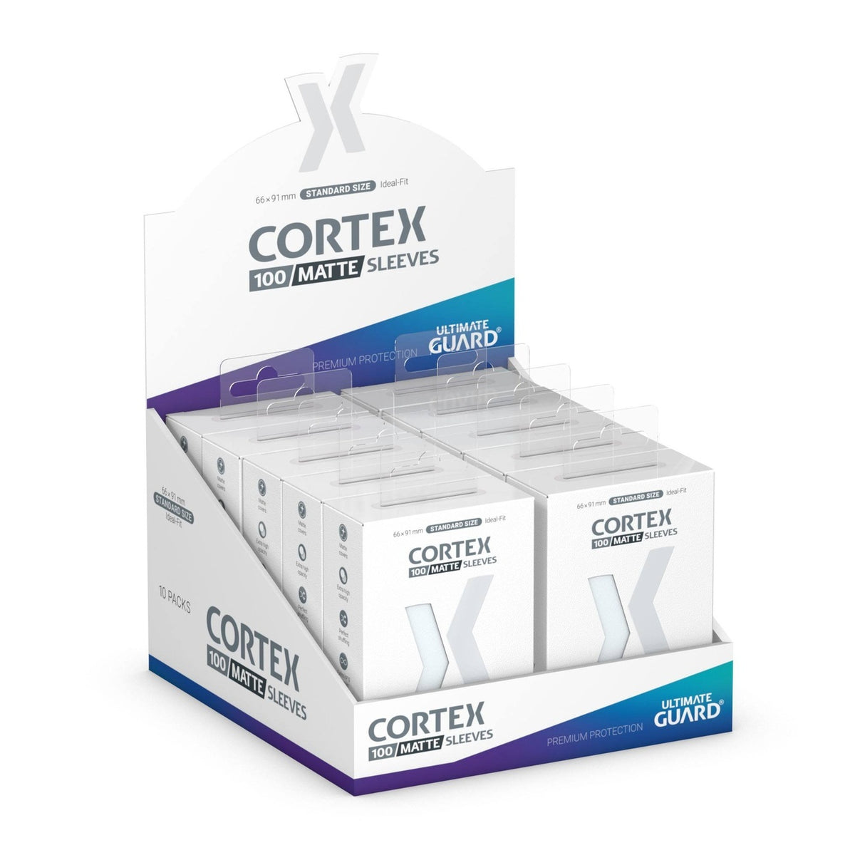 Productafbeelding Ultimate Guard Cortex Sleeves Mat Standard Size (100) - Transparant