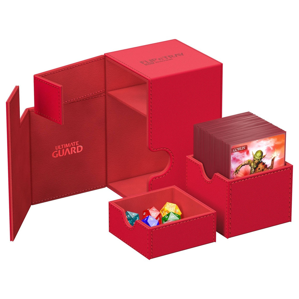 Productafbeelding Ultimate Guard Flip'n'Tray 100+ Xenoskin - Rood