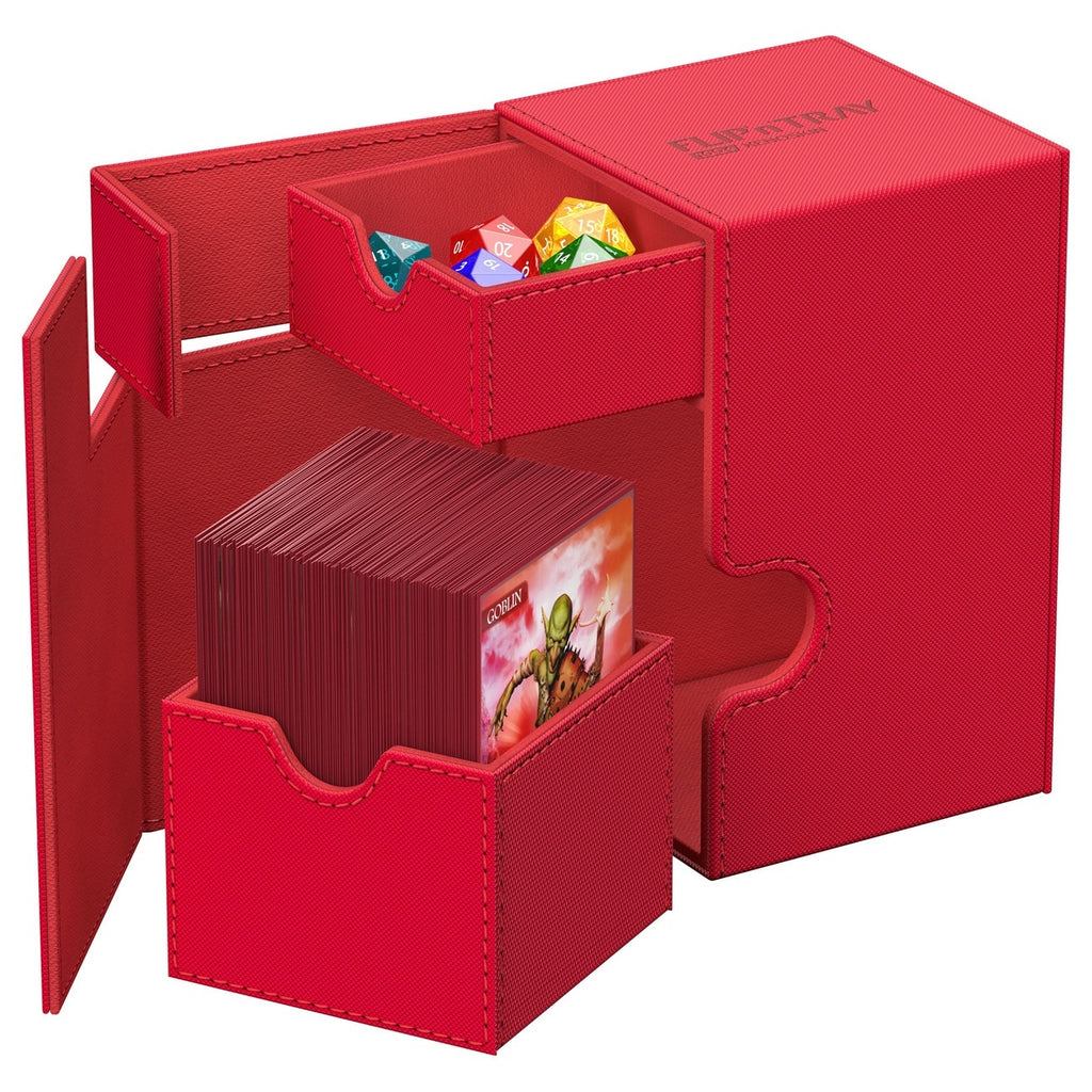 Productafbeelding Ultimate Guard Flip'n'Tray 100+ Xenoskin - Rood
