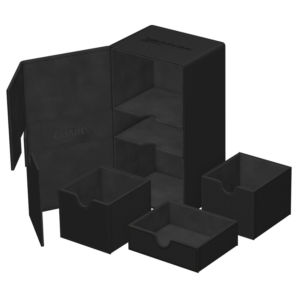 Productafbeelding Ultimate Guard Twin Flip'n'Tray 200+ Xenoskin - Zwart