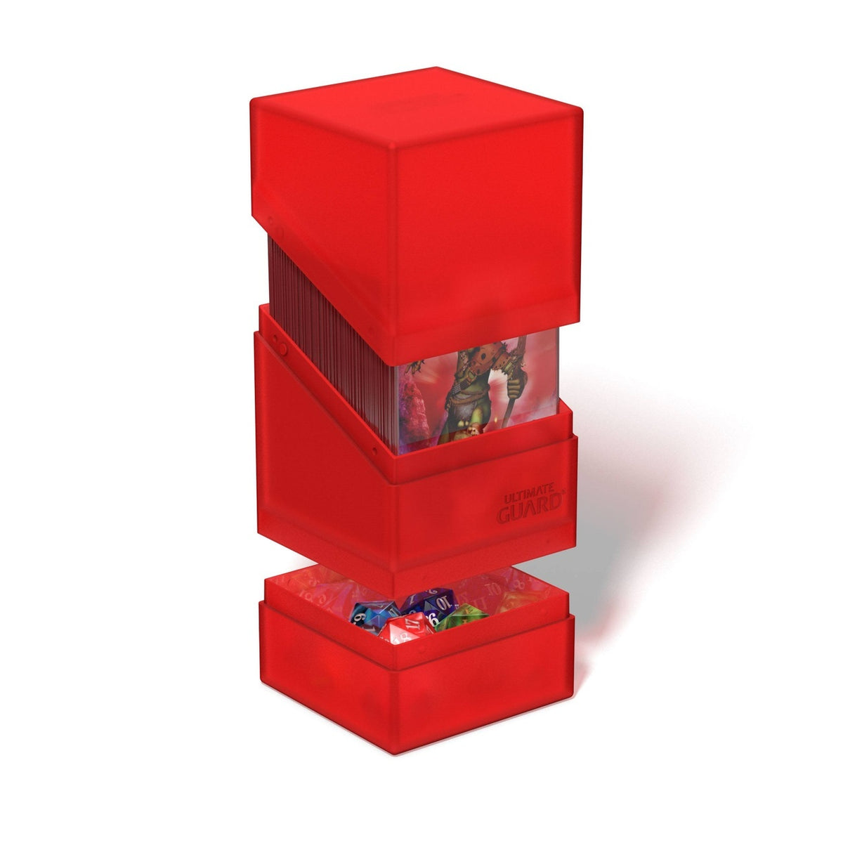 Product image Ultimate Guard Boulder'n'Tray 100+ - Ruby