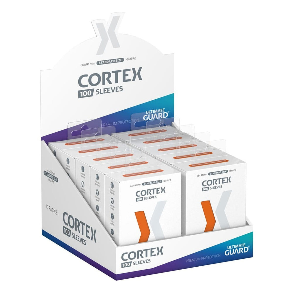 Productafbeelding Ultimate Guard Cortex Sleeves Standaardformaat (100) - Oranje