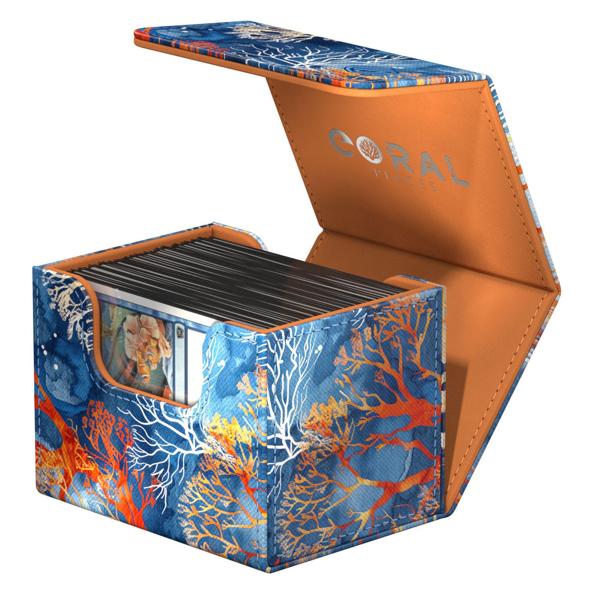 Productafbeelding Ultimate Guard Sidewinder 100+ Xenoskin 2025 Exclusive "Coral Places" - Vurig Rif
