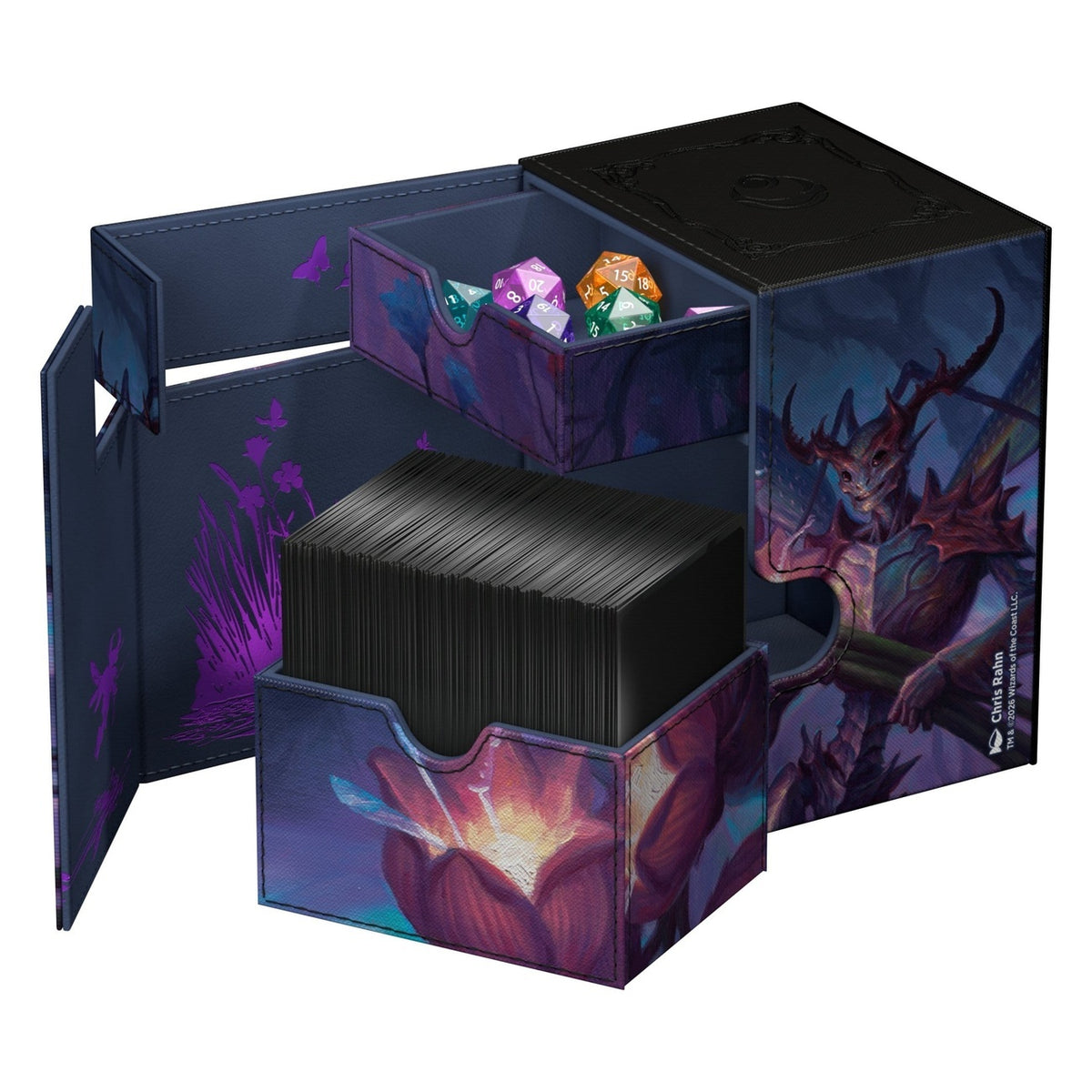 Productafbeelding Ultimate Guard Flip'n'Tray 133+ Xenoskin Magic: The Gathering "Lorwyn Eclipsed" - Bitterbloom Bearer