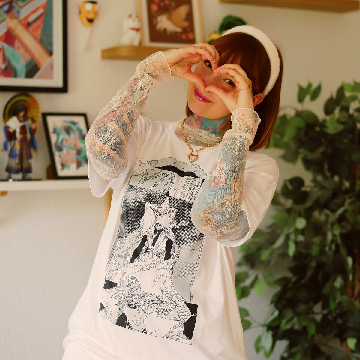 Product image Qifrey white T-shirt for Atelier of Witch Hat fans