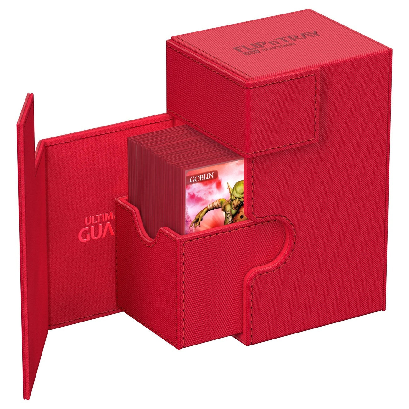 Productafbeelding Ultimate Guard Flip'n'Tray 80+ Xenoskin - Rood