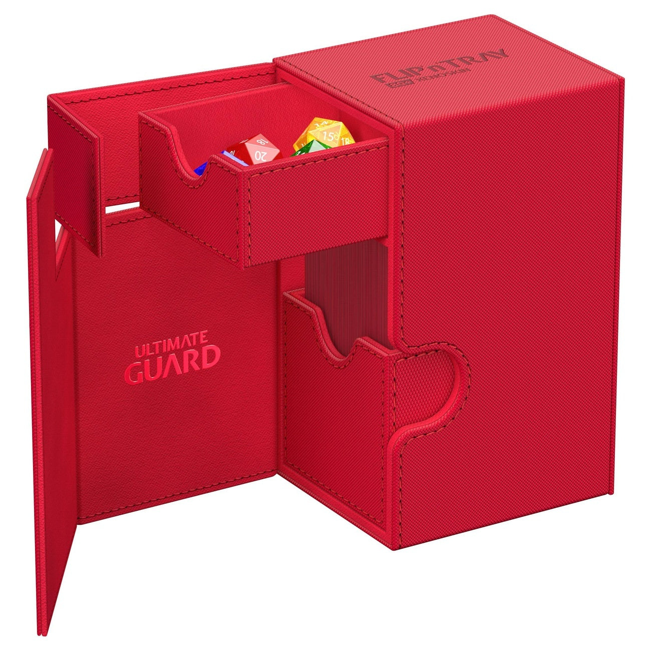 Productafbeelding Ultimate Guard Flip'n'Tray 80+ Xenoskin - Rood