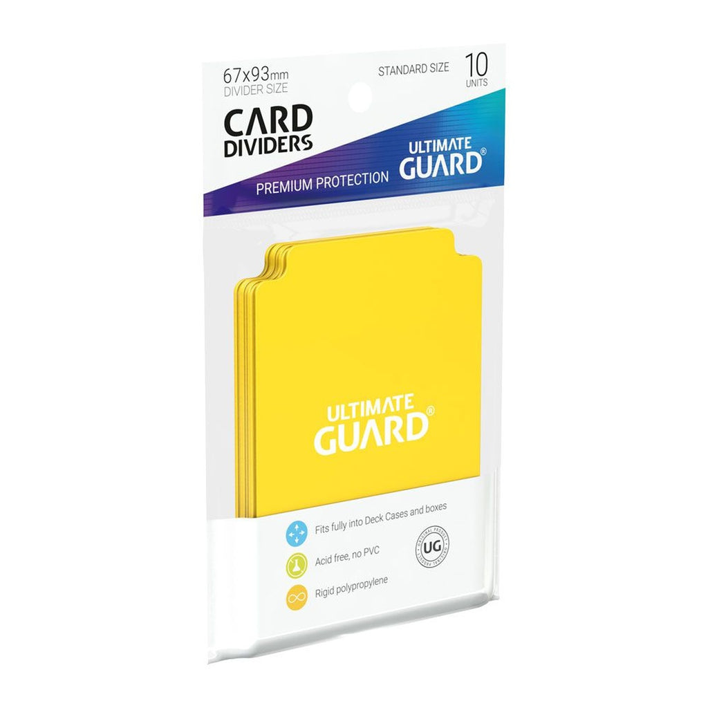 Productafbeelding Ultimate Guard Kaartscheiders standaard formaat (10) - Geel