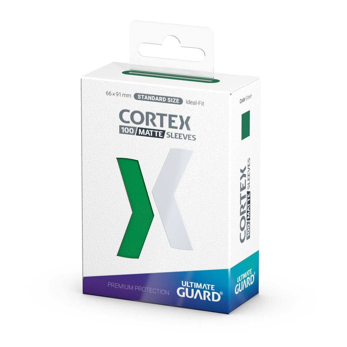 Productafbeelding Ultimate Guard Cortex Sleeves Mat Standaard Size (100) - Groen