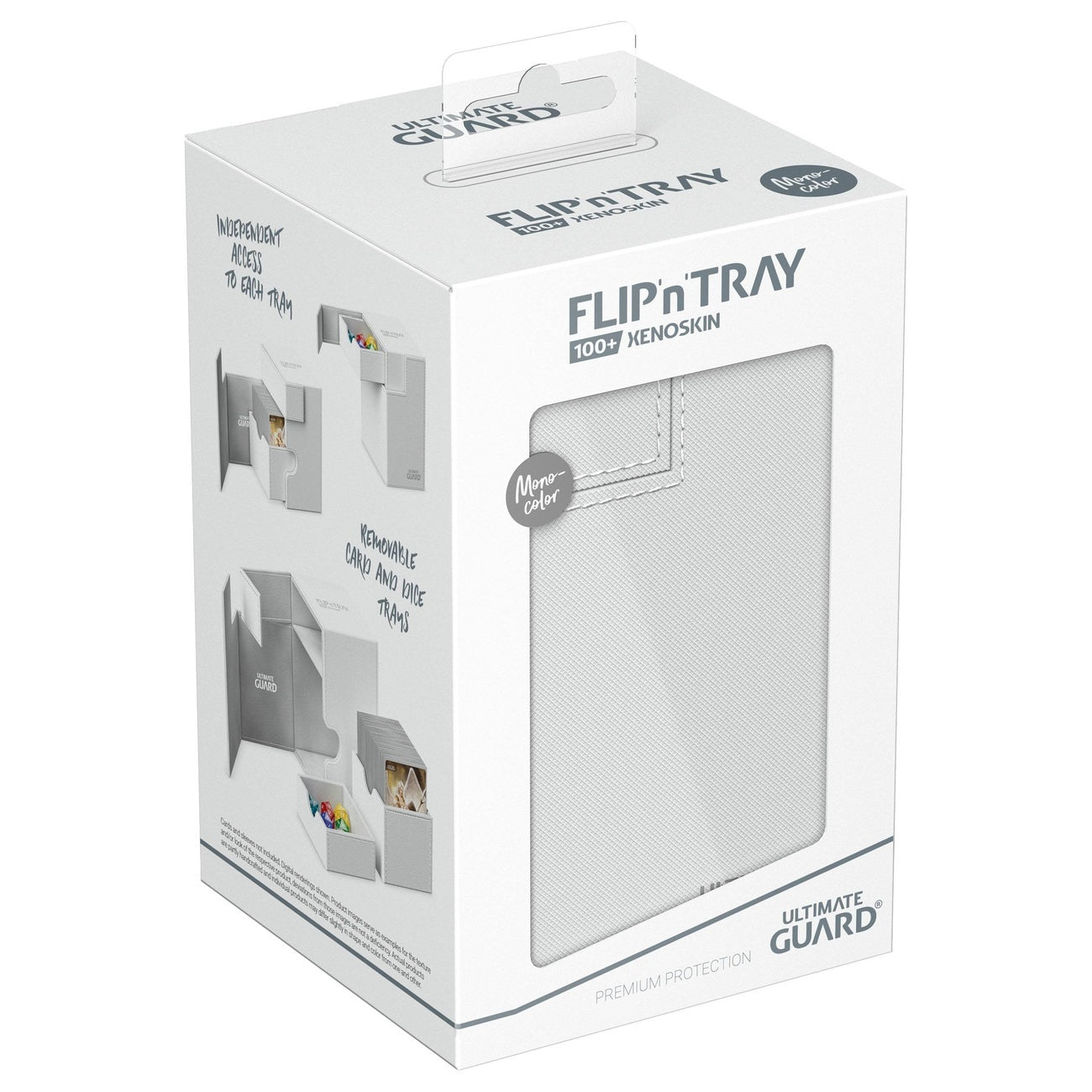 Productafbeelding Ultimate Guard Flip'n'Tray 100+ Xenoskin - Wit